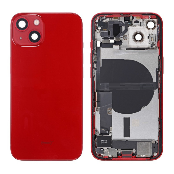 iPhone 13 Housing with small parts Pulled Red