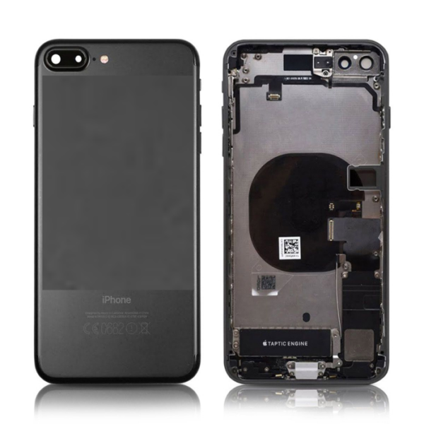 iPhone 8 Plus Housing with small Parts Pulled Black