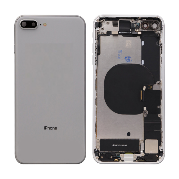 iPhone 8 Plus Housing with small Parts Pulled Silver