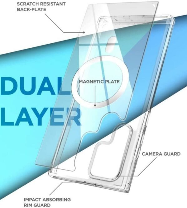 BOOM Magsafe Skal Samsung Galaxy S22 - Transparent - Image 4