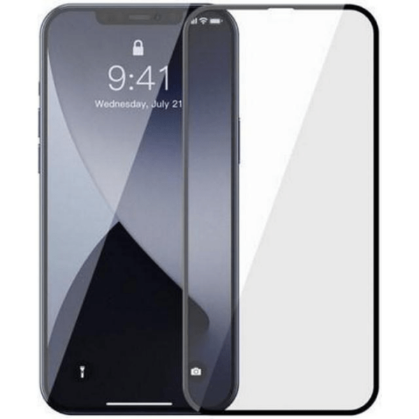 IPhone 11 Pro Max/Xs Max Tempered Glass Curved Frame (Bulk)