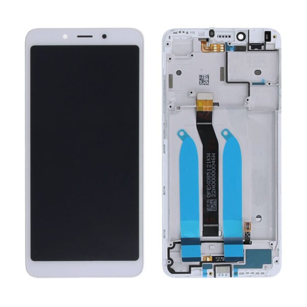 Xiaomi Redmi 6A Original Display with Frame White