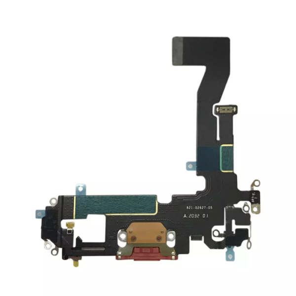 iPhone 12 Charging Port & Microphone Flex Cable Red - Image 2