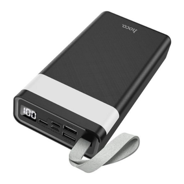 HOCO J73 Powerful Powerbank 30000mAh - Black - Image 2