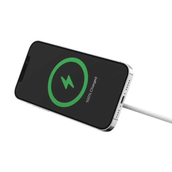 Belkin BoostCharge Pro 15W Magsafe Wireless Charger Pad - White - Image 6