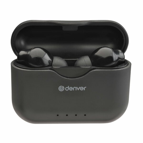 Denver TWE-37 True Wireless Earbuds with Charging Case - Black - Image 4