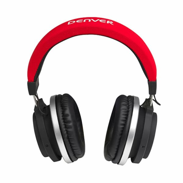 Denver BTH-250 Wireless Bluetooth Headset - Red - Image 2