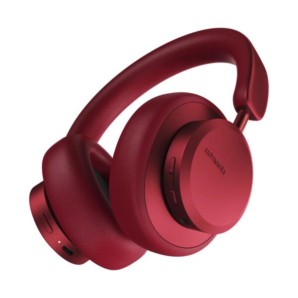 Urbanista Miami ANC Wireless Over-Ear Headphone - Ruby Red - Image 4