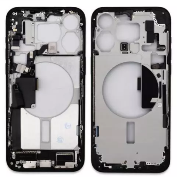 iPhone 15 Pro Midframe with small parts  Pulled – Natural Titanium